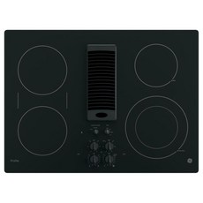 가스 쿡탑 스테인리스 스틸 전자 점화 GE Profile 30인치 4구 다운드래프트 전기 (블랙 색상) PP9830DRBB, 가스 쿡탑 스테인리스 스틸 전자 점화 GE Profil