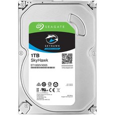 Seagate SkyHawk ST1000VX005 1TB 감시 HDD Sata 6 Gbs 64MB 캐시 3. 5인치 - 시게이트스카이호크