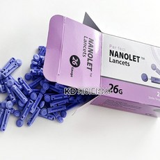 동방 나노렛 일회용 란셋침 26g 200개입 멸균 수동랜싯 채혈침, 1개