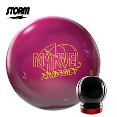 와우볼-스톰 마블 맥스 임팩트 STORM 볼링공 소프트볼/훅볼, 15파운드