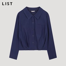 [리스트(LIST)] 코튼 볼륨 밴딩 셔츠_TWWSTO52030_DL