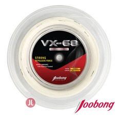 주일음샵_주봉 VX-68 0.68mm 200m 화이트 배드민턴 스트링 스트링 배드민턴스트링 라켓용스트링 라켓도구 라켓악세사리*il하