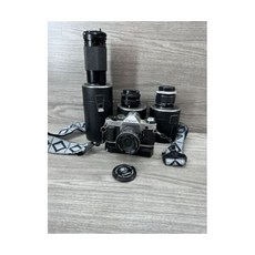 캐논 AE1 프로그램 35mm 필름카메라 4렌즈, 1개