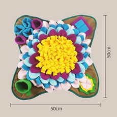 강아지 노즈워크 매트 분리불안 푸드클립 장난감 간식찾기 혼자놀기 밥 천천히 먹기 숨겨진 간식, L, 1개 - 강아지푸드클립