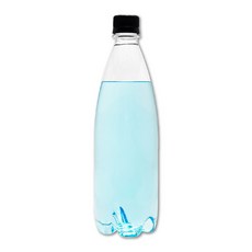 [유페트] 750ml 탄산페트병 28파이 1개 검정내압캡 투명 호프용기 맥주용기, 검정캡