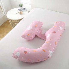 임산부 쿠션 수유 수면 숙면 매트 허리 침대 베개, B_피부 친화적 순면 심플한 H자 탈부착 신데