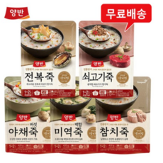 동원 양반죽 파우치죽 420g x 10팩 혼합(쇠고기죽2+전복죽2+버섯야채죽2+백합미역죽2+참치죽2)/영양죽/즉석죽/무료배송, (쇠고기2+전복2+버섯야채2+백합미역2+참치2), 양반죽 파우치 10팩 혼합