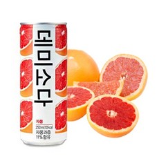 [동아오츠카(주)] [데미소다자몽 250ML * 60개입] 데미소다자몽 60개입, 자몽, 60캔