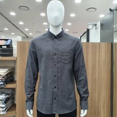 닉스 남 플란넬 잔체크 버튼다운 셔츠(NOFCSL101P)-2