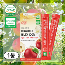 데일리큐어 유기농 애사비 스틱 애플사이다 비니거, 1박스, 225g