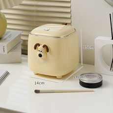 AIRASI 화장품정리함 화장대 아크릴 메이크업 수납함 향수 보관함, 그로밋 쓰레기통 + 쓰레기 봉투 60 개