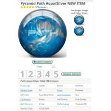 볼링공 American PYRAMID 특수 볼링 공 PATH 시리즈 선형 공 UFO 공 8, 2.9파운드