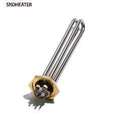 SNDHEATER DN32 4 mm 스레드 2U 물 가열 요소 DC 24V 36V 48V 침수 히터 튜브 8mm 와트 300 600 900W KW .5KW, 24V 900W 230mmL, 1개, 7) 24V 900W 230mmL