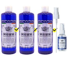 아쿠아알레로제 로버츠 장미수 토너 스킨 400ml 3병세트 (토너3+노즐1+미니공병1)