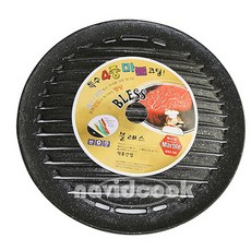 3967-덕흥불판(갈비) 갈비석쇠 295 (숯불용) 원형불판