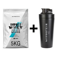 마이프로틴 단백질보충제 임팩트 웨이 아이솔레이트 분리유청단백질 최상급 WPI 5kg(24가지 맛 선택) + 프로 메탈쉐이커(무료 증정), 1개, 초콜렛 바나나