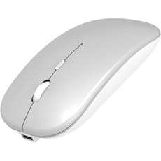 윈도우즈 맥 실버용 랩톱 아이패드 맥북 PC용 블루투스 슬림 듀얼 모드 블루투스 4 0 USB 2 4GHz 무선 블루투스 마우스, 상세페이지 참조, 상세페이지 참조