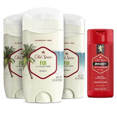 Old Spice FIJI 올드 스파이스 피지 데오드란트 스틱 바디워시 세트 4팩, 85g, 4개