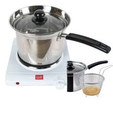 IH 인덕션 스텐 찜 파스타 국수 편수냄비 18cm, 냄비1p + 뚜껑1p + 국수망1p, 1세트