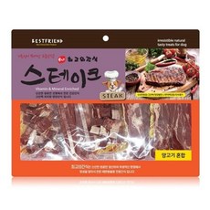 양고기 혼합 고급 반려견 간식 400g 반려견육포 비숑, 1개 - 강아지져키