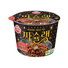 오뚜기 짜슐랭 짜장라면 큰컵사발면 125g x 6개