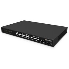 ipTIME - POE2400 24포트 PoE 지원 10/100Mbps 허브 / 기가비트 업링크 포트 지원 Power PoE MAX PoE1~24 Link1~24
