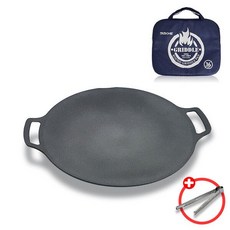 키친아트 라운드 멀티 그리들팬 36cm (가방포함) 고기 불판 구이 전골 볶음 캠핑 주방, 키친아트 라운드 멀티 그리들팬 36cm (가방포함) 고
