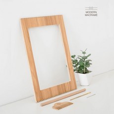 [퍼플망고]타피스트리틀 소형 / 대형 위빙룸 양말목공예 마크라메 재료, 소형 (28 x 40)