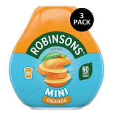 로빈슨 미니 오렌지 온 더 고 스쿼시 Robinsons Mini Orange On The Go Squash, 3개, 66ml