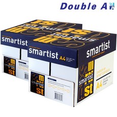 더블에이 스마티스트 A4 복사용지(A4용지) 75g 2500매 2BOX, 스마티스트 A4 복사용지, 3세트