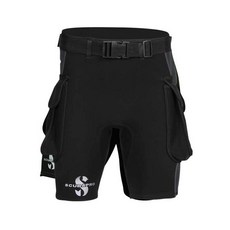 스쿠바프로 슈트 하이브리드 포켓 숏 팬츠 1MM, 하이브리드 숏 1MM
