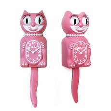 킷캣클락 레이디 고양이 벽걸이 시계, Strawberry Ice