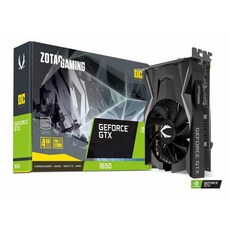 ZOTAC GAMING GeForce GTX 1650 OC그래픽 보드 VD6937 ZTGTX1650-4GBOC, 단일상품