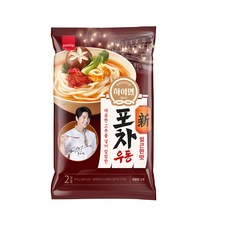 하이면 포차우동(얼큰한맛), 424g, 4개