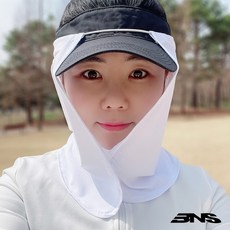 [밥앤스미스] 자외선차단 마스크 남성 여성 골프마스크 얼굴햇빛가리개