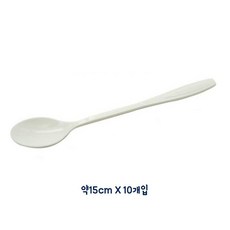 ☞고객대만족↗¶ 티포크 10개입 음료 미니 디져트 커피스푼 약15cm (B♭U*d) 빙수 숟가락, 1개, 1개, ☞ 해당 상품 선택하기_Jyleaders™