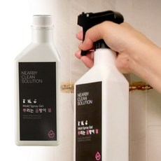 뿌곰젤 앤클루션 뿌리는 곰팡이제거 클리너 벽지 베란다 벽 욕실 창틀 곰팡이 제거제 청소세제 곰팡이살균