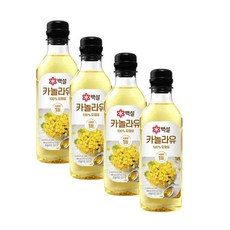 CJ 백설 카놀라유 (500ml 4개입), 2L, 1세트