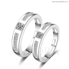 명품브랜드 다이아몬드 커플링 커플반지 BAN-2186