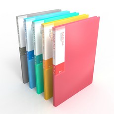 [컴포테이블] 프리미엄 클리어 파일 20매 5가지 색상 10+1, 회색
