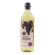 백설 포도씨유, 900ml, 3개