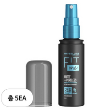 메이블린 핏 미 매트 포어리스 메이크업 세팅 스프레이, 60ml, 5개