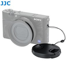 JJC 52mm 필터 어댑터 및 렌즈 캡 키트 소니 RX100M5A RX100M5 RX100M4 RX100M3 RX100M2 RX100 카메라 용 렌즈 캡 키퍼 포함, 1)52mm, 1개