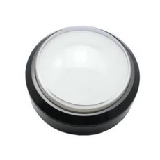 대형 원형 푸시 버튼 LED 조명 마이크로 스위치 포함 DIY 아케이드 게임기 부품 5 V 12V 돔 라이트 100mm, 4.White, 1개