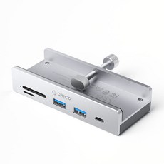 오리코 사무용 클립 USB 허브 5포트 USB3.2 Gen2 10Gbps TF리더기 MH5PC, 실버 - i512400f