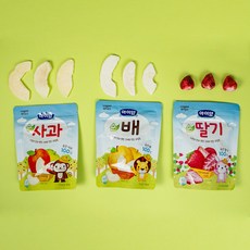 일동후디스 10개월아기간식 아이얌 동결건조 과일칩 순사과 외 2종, 15g, 1개