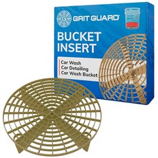 Grit Guard 레드 버킷 인서트 - 지름 25.4cm(10인치) 세차 버킷 더트 트랩 세차용 11.9L(3.5 4 5 6갤런) 버킷과 호환 가능, 골드