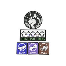 [갤러리아] 허스키뉴욕허스키스포츠 주짓수 와펜세트(5종)/허스키운동가방와펜/스포츠와펜 HS-0003