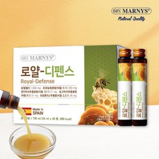 (정식수입) 마니스 로얄디펜스 25ml x 30병 면역 생로얄 로열 젤리 제리, 750ml, 30개