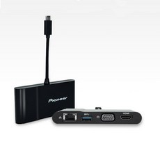 ctype type c c타입 양면케이블 vga hdmi Pioneer 파이오텍코리아 멀티 컨버터 *B!ust